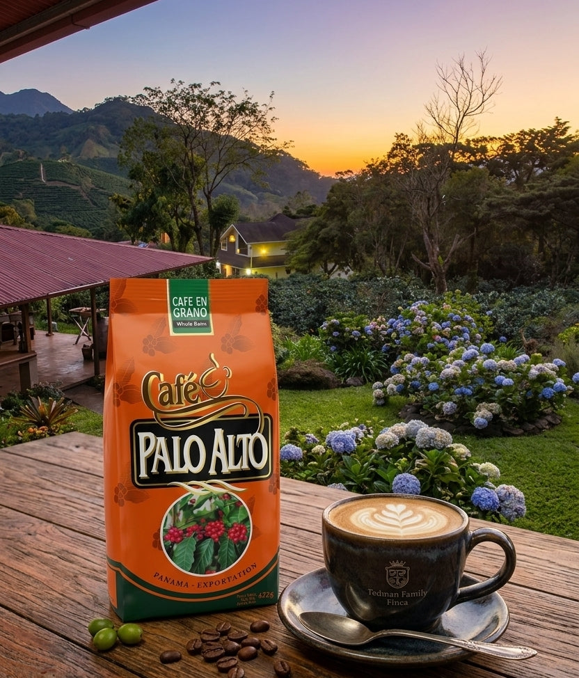Palo Alto Panama Coffee – Est. 1895 – 100% Arabica Single Origin Whole Bean – Boquete Highlands Export Quality – Medium Roast