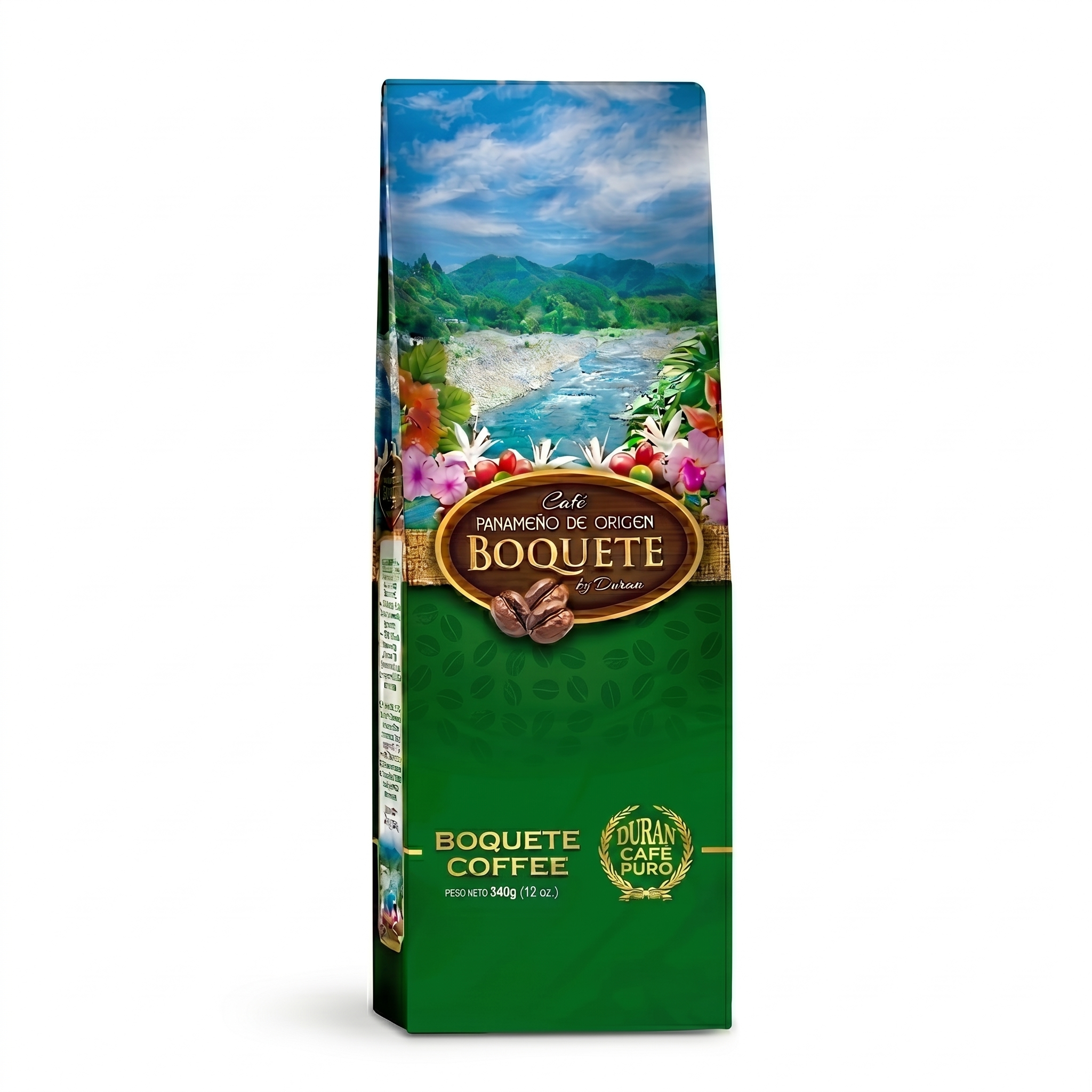 Cafe Duran Boquete Highland Coffee 12 oz. 100% Arabica from World Famous Coffee Region of Boquete Panama