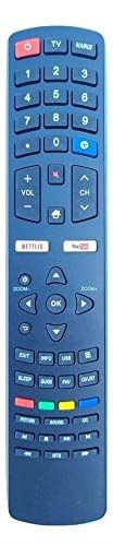 Replacement Remote for All Hitachi TVs and Hitachi Smart TVs.