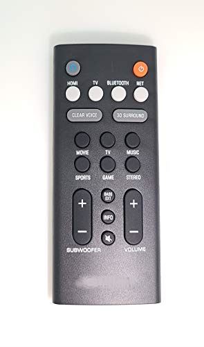 Replacement Remote OEM Yamaha VCQ9140 Sound Bar Remote Control for YAS-109, YAS-